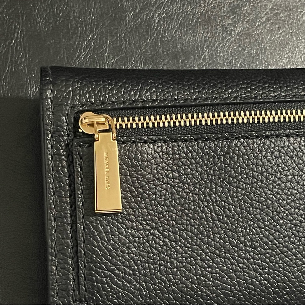 Michael Kors Black Leather Wallet - Picture 9 of 10